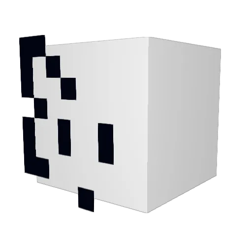 XENOXBOI Minecraft avatar head, 3D render