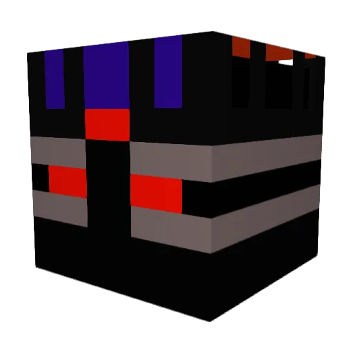 XEOS_GAMERXD Minecraft avatar head, 3D render