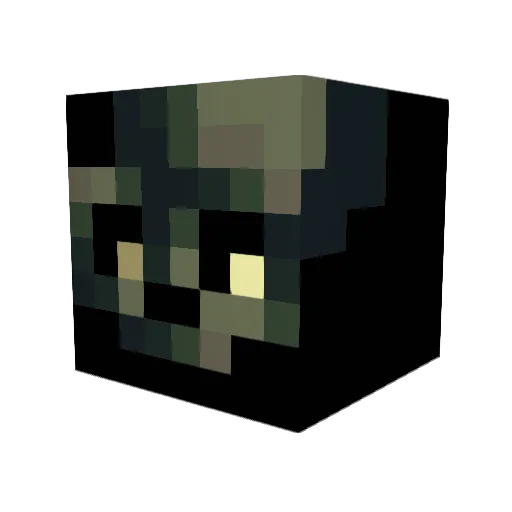 XEQUIEM Minecraft avatar head, 3D render