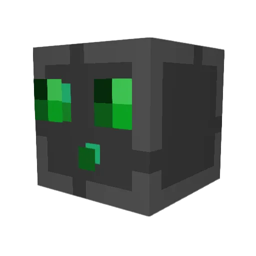 XEYLEO Minecraft avatar head, 3D render