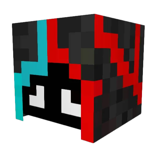 XEnoxis_CZ Minecraft avatar head, 3D render