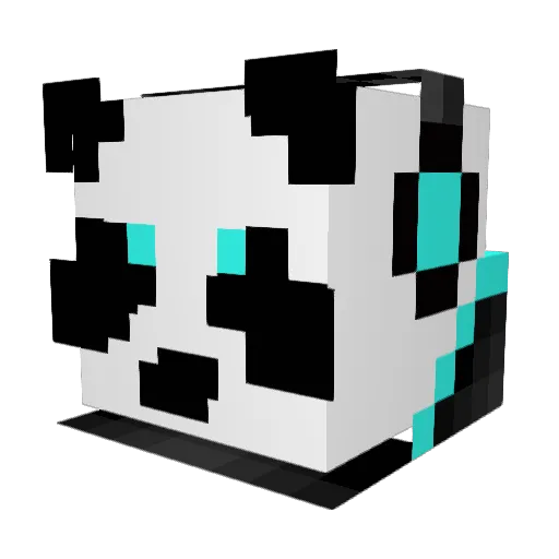XEpicMinerX Minecraft avatar head, 3D render