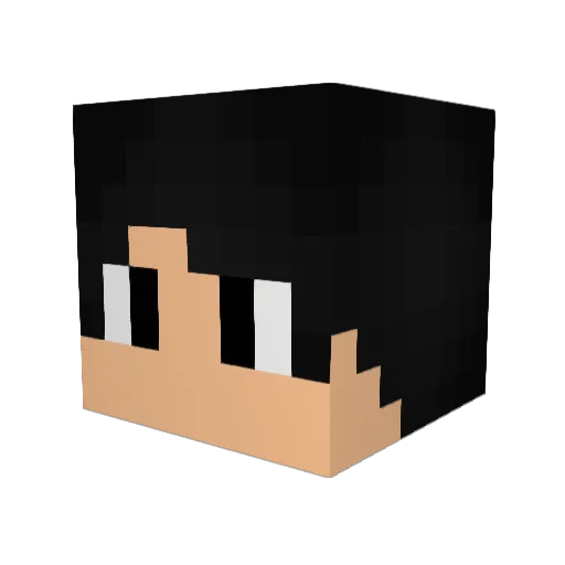 XEspressRoX Minecraft avatar head, 3D render