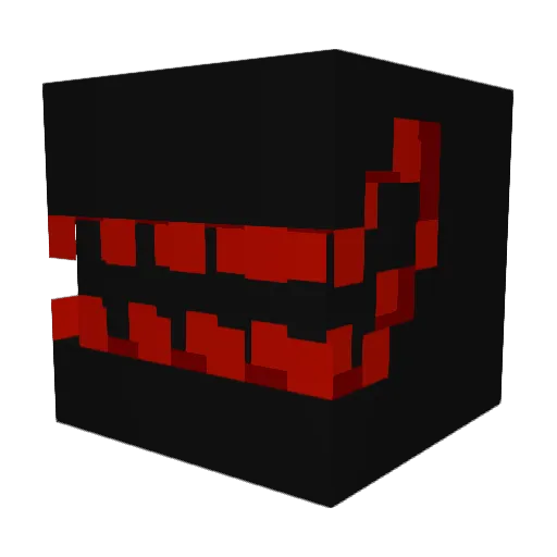 XEternalVoidX Minecraft avatar head, 3D render