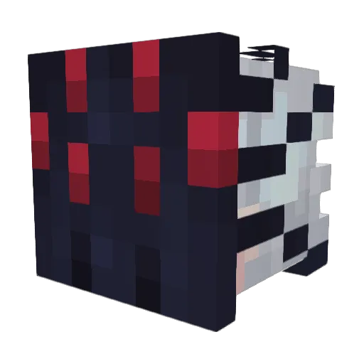 XFr0styX Minecraft avatar head, 3D render