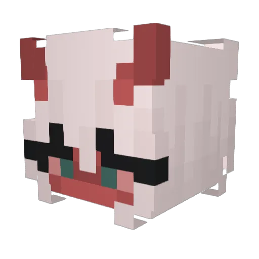 XGN_FlawlessPvP Minecraft avatar head, 3D render