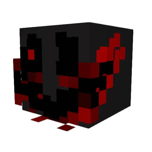 XGOTITX Minecraft avatar head, 3D render
