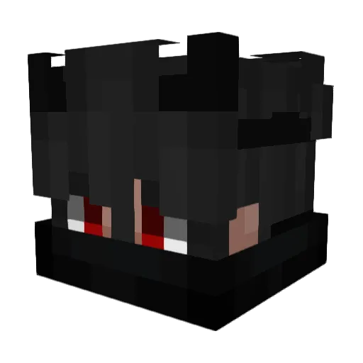 XG_DragonHunter Minecraft avatar head, 3D render