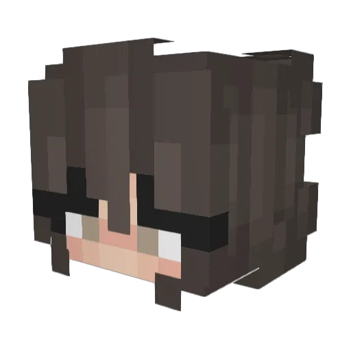 XGnova Minecraft avatar head, 3D render
