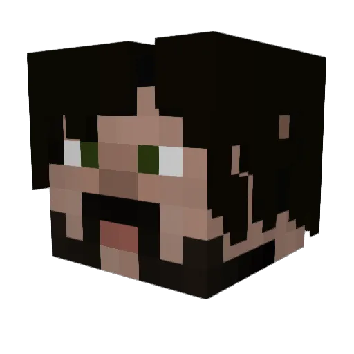 XGrunt007X Minecraft avatar head, 3D render