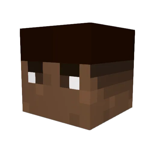 XGuoSX Minecraft avatar head, 3D render