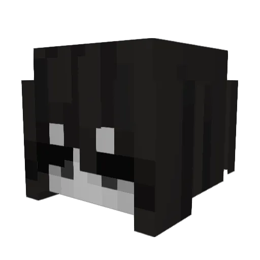 XHaller Minecraft avatar head, 3D render