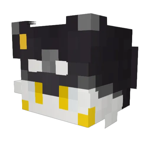 XHanChen Minecraft avatar head, 3D render
