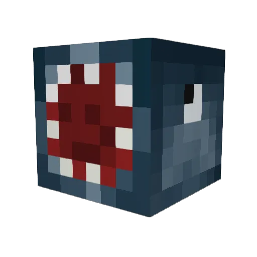 XHungryJeansX Minecraft avatar head, 3D render