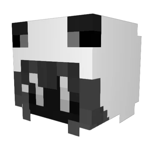 XIAOMIFUN Minecraft avatar head, 3D render