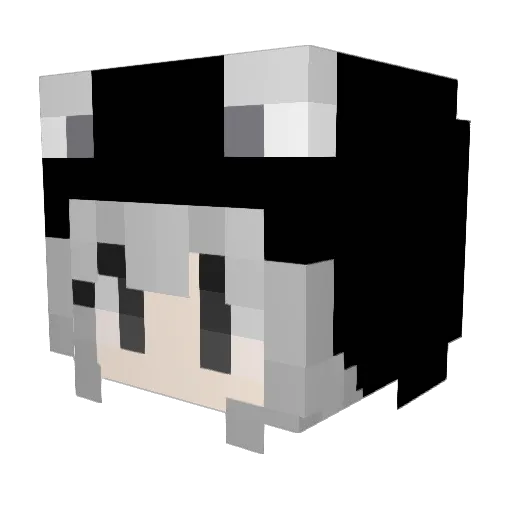 XIAOMING68310 Minecraft avatar head, 3D render