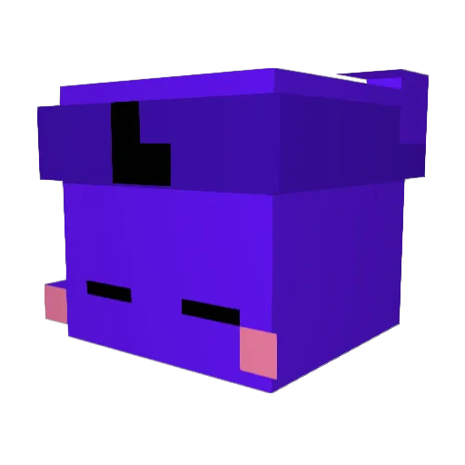 XIAOYI231 Minecraft avatar head, 3D render