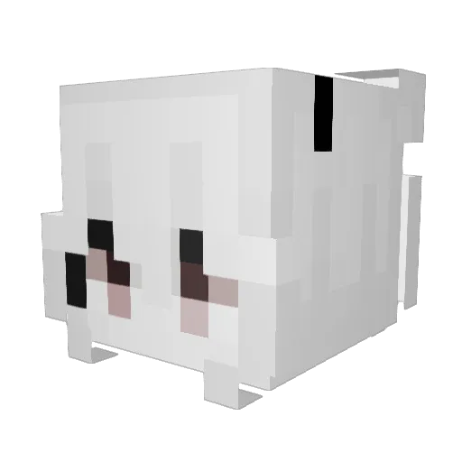 XIAOYIW Minecraft avatar head, 3D render