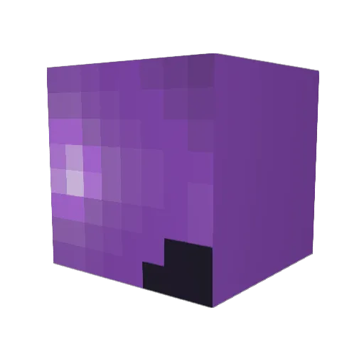 XIIXJZHXNNXIN Minecraft avatar head, 3D render