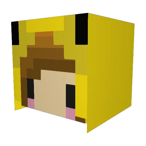 XILE36 Minecraft avatar head, 3D render