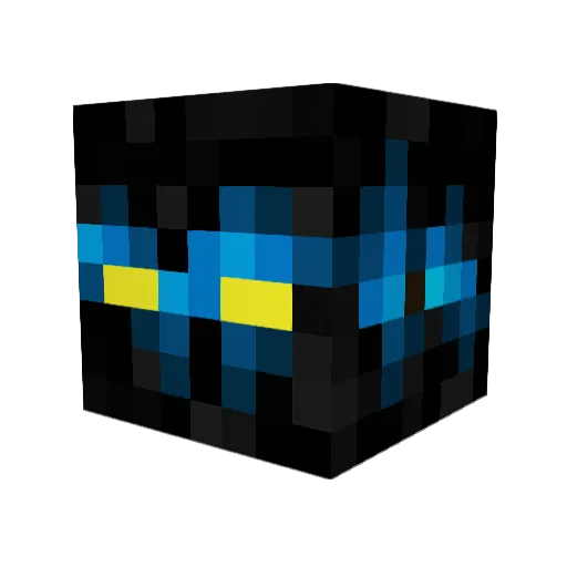 XILEDSHADOW Minecraft avatar head, 3D render