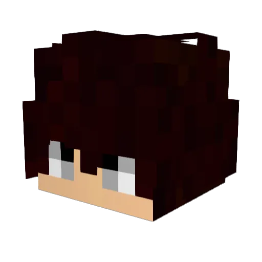 XINGFU237 Minecraft avatar head, 3D render