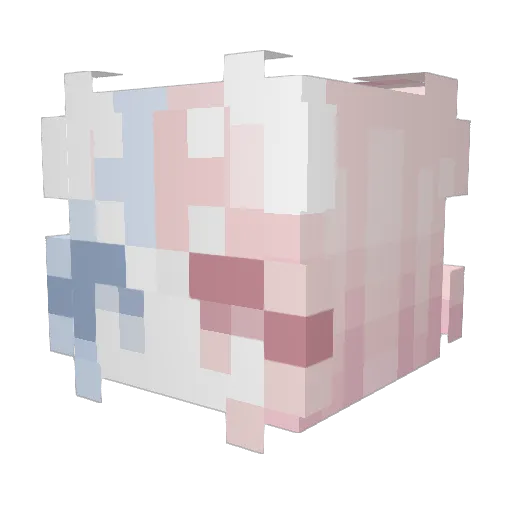 XINYI060403 Minecraft avatar head, 3D render