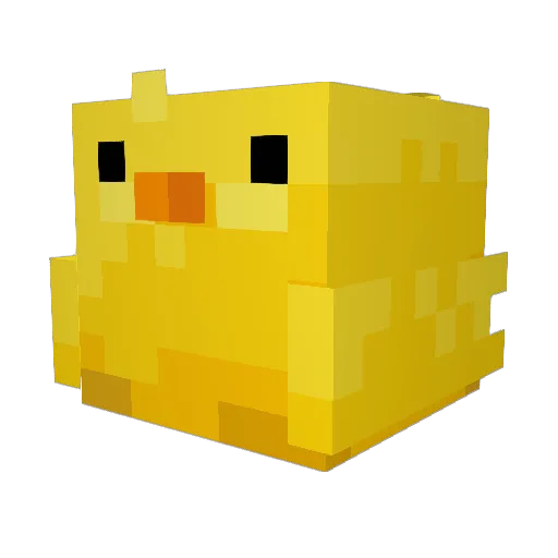 XIRMEZZIN Minecraft avatar head, 3D render