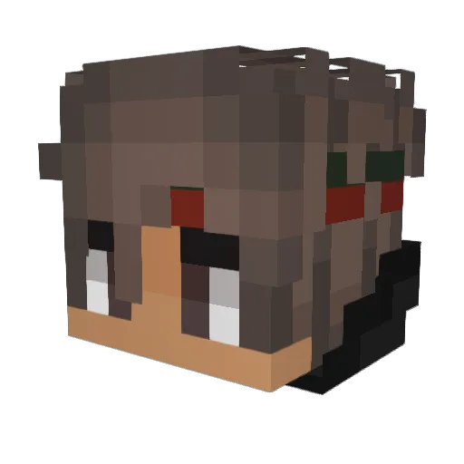 XIXJuliusXIX Minecraft avatar head, 3D render