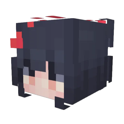XIYVO Minecraft avatar head, 3D render