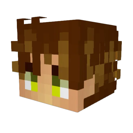 XI_HarryHD_IX Minecraft avatar head, 3D render