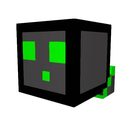 XJULX Minecraft avatar head, 3D render