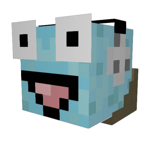 XJonskuX Minecraft avatar head, 3D render