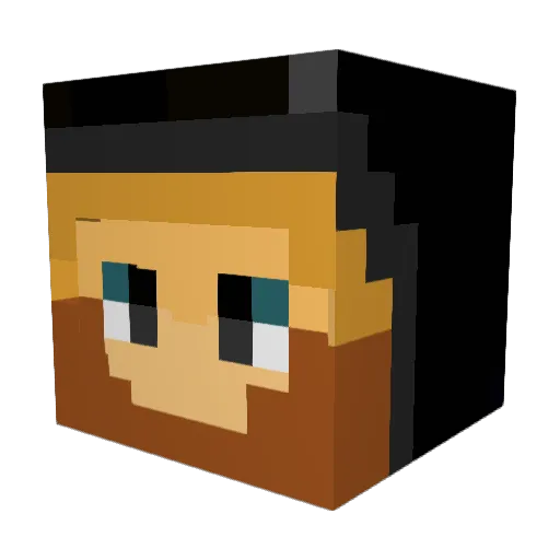 XKUSHKRAZY420X Minecraft avatar head, 3D render