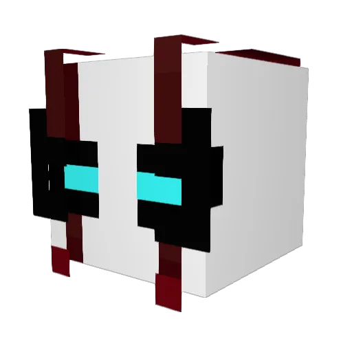 XL1336 Minecraft avatar head, 3D render