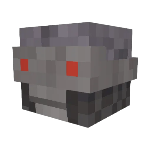 XLVELEZ Minecraft avatar head, 3D render