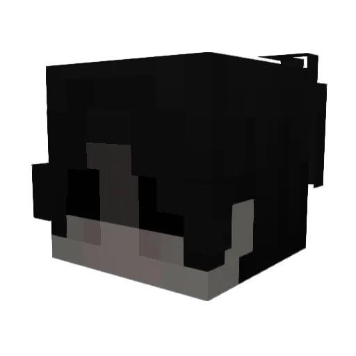 XLionHDX Minecraft avatar head, 3D render