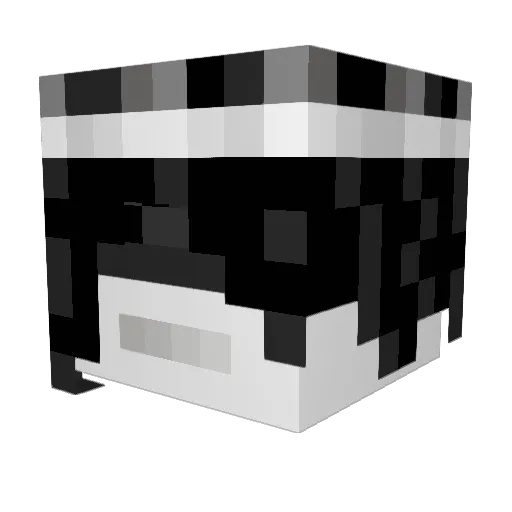 XLuminence Minecraft avatar head, 3D render