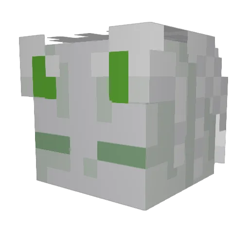 XMAN112014 Minecraft avatar head, 3D render