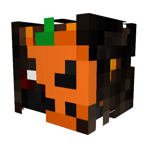 XMGD Minecraft avatar head, 3D render