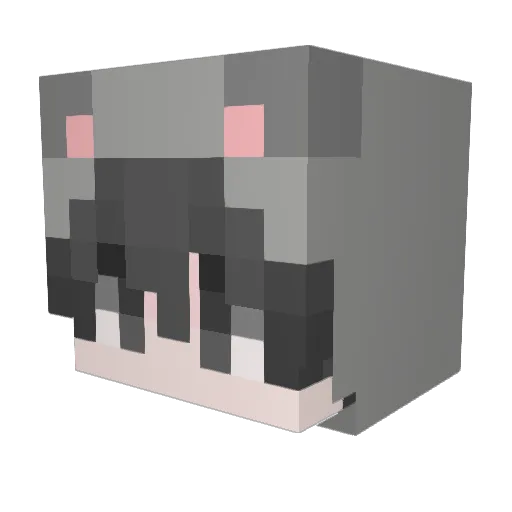 XMPP Minecraft avatar head, 3D render
