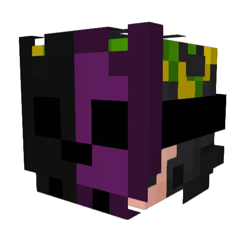XMario232 Minecraft avatar head, 3D render