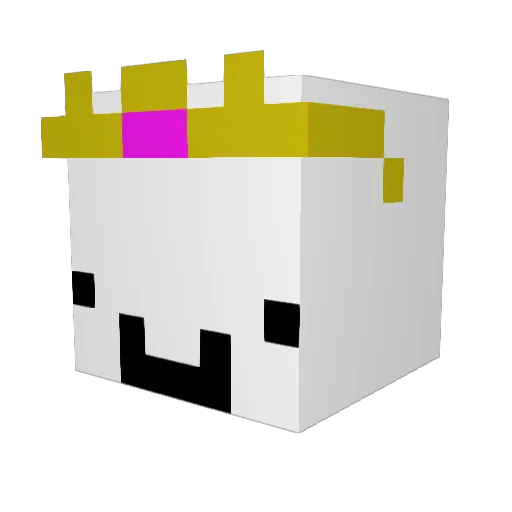 XMasterBennet Minecraft avatar head, 3D render