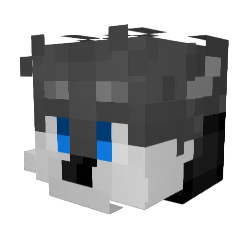 XMikeE3 Minecraft avatar head, 3D render