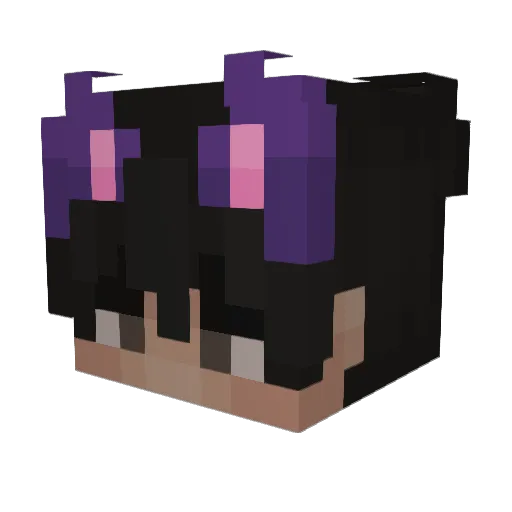 XMwyvern Minecraft avatar head, 3D render