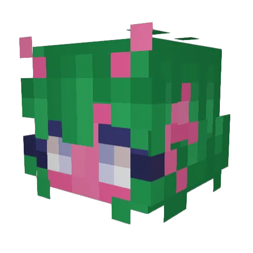 XMysticNightX Minecraft avatar head, 3D render