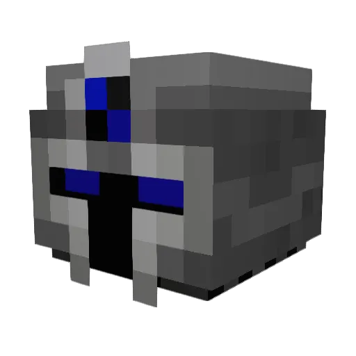 XNate02 Minecraft avatar head, 3D render
