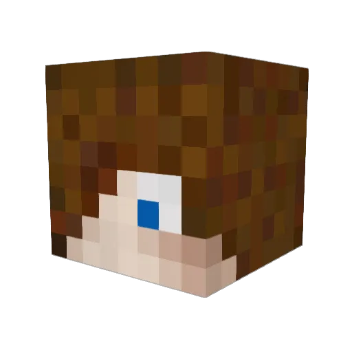 XNeon__ Minecraft avatar head, 3D render