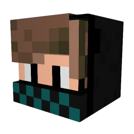 XNexoGamerX Minecraft avatar head, 3D render
