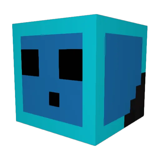 XOAgaming Minecraft avatar head, 3D render